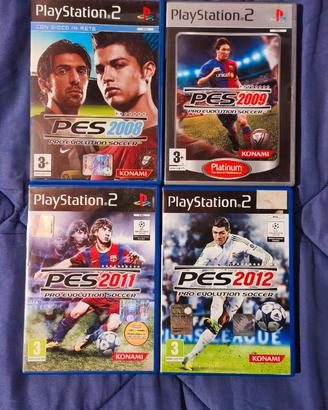 Giochi PS2 Pes 2008-2009-2011-2012