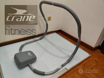 attrezzo addominali crane grigio 49x31,5 cm