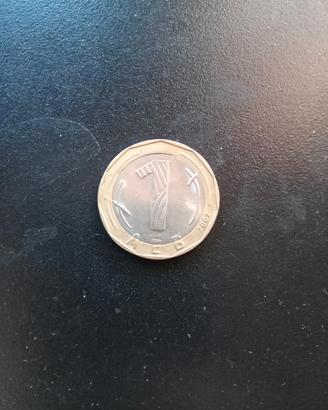 1 Lev moneta bulgara rara