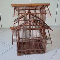 Voliera vintage in bambu'