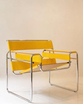 KNOLL Studio WASSILY B3 NUOVA in cuoio senape