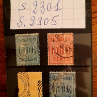 Francobolli Regno segnatasse 1884-1903