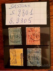 Francobolli Regno segnatasse 1884-1903