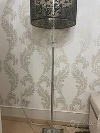 Lume a piantana in cristallo