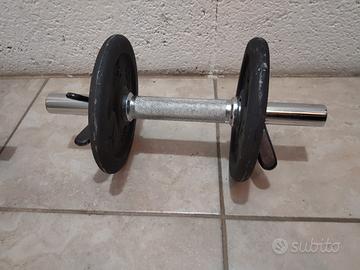 2 manubri Domyos fino a 8 kg ciascuno