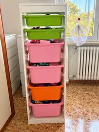 Mobile IKEA TROFAST porta giochi con 6 contenitori