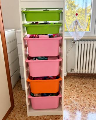 Mobile IKEA TROFAST porta giochi con 6 contenitori