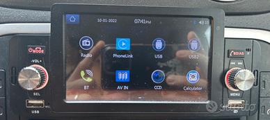 Autoradio Universale 1DIN Apple/Android