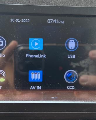 Autoradio Universale 1DIN Apple/Android