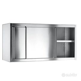 armadio pensile INOX  180 x 40x65