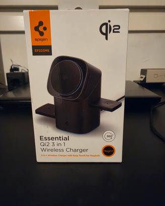 Spigen caricatore wireless 3 in 1 