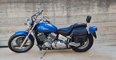 YAMAHA  DRAG STAR XVS 650 BLU ANNO 2000 ECCELLENTE