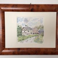 QUADRO PITTORE "TORTANI AMEDEO", ACQUERELLO/CARTA.