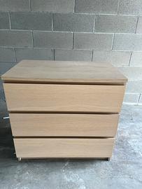 cassettiera IKEA modello MALM a 3 cassetti