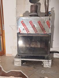 Termocamino caldaia a legna