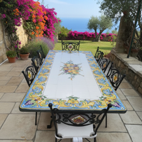 TAVOLO IN PIETRA LAVICA MIS. 200X100 CM. IN ITALIA