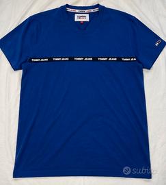 Tommy Jeans T-Shirt Uomo Blu/Viola