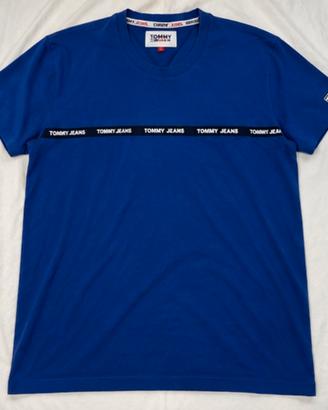Tommy Jeans T-Shirt Uomo Blu/Viola