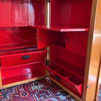 Mobile casa delle bambole in legno vintage anni 60