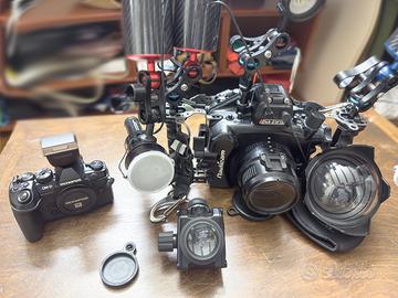 Nauticam sistema completo per fotografia subacquea