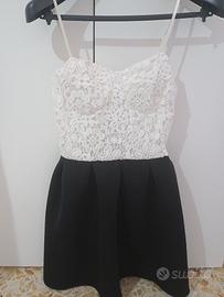 abito bianco e nero