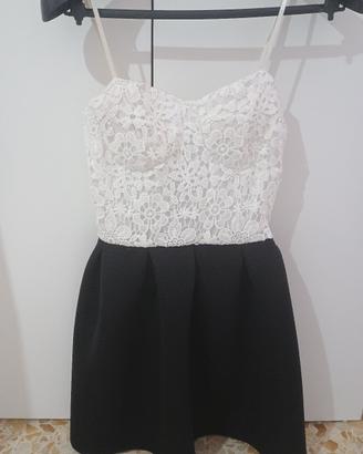 abito bianco e nero