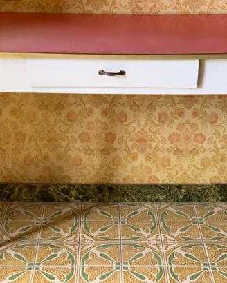 Tavolo Anni '50 Formica Rossa - Da Restaurare