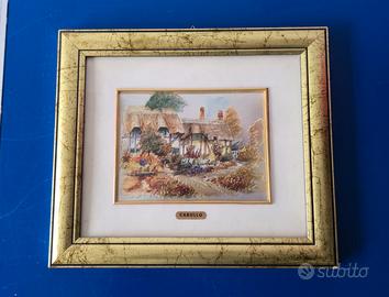 Quadro con Opera sul Lastra di Argento Carullo