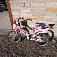 bicicletta bambina raggio 16 4-6 anni