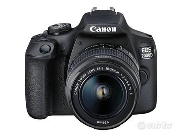 Canon EOS 2000D – Come nuova, usata pochissimo