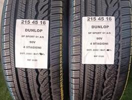 2 GOMME 215 45 16 DUNLOP 4 STAGIONI RIF3120