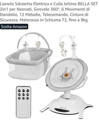Sdraietta e culla elettriche Lionelo