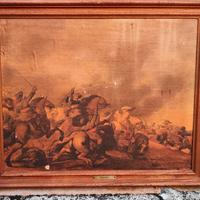 Quadro battaglia con targhetta