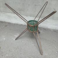 Base per tavolino vintage ottone