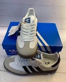 adidas Originals SAMBA OG Bianco/Grigio Taglia 37