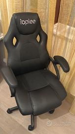 loplee HC2647 Gaming Chair Black