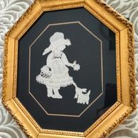 quadro ricamo tombolo di Burano