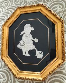 quadro ricamo tombolo di Burano