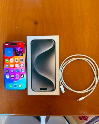 iphone 15 pro 256 GB white titanium 
