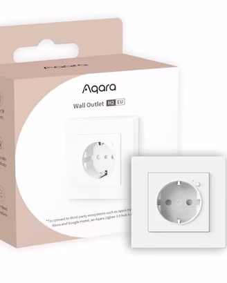 Aqara Presa A Muro H2 EU, Matter, 16A, Zigbee 3.0,