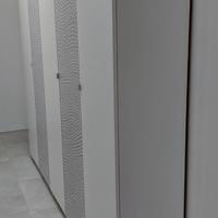 Armadio ikea bianco e grigio 5 ante