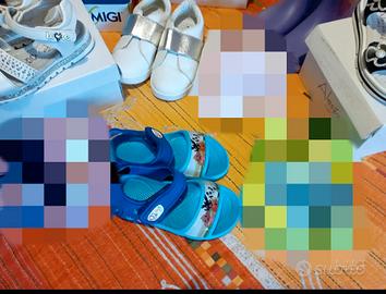 Scarpe bambina 4-5 anni 6 paia