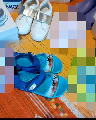 Scarpe bambina 4-5 anni 6 paia