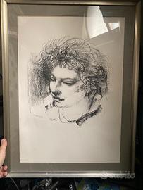 Litografia numerata di Pietro Annigoni