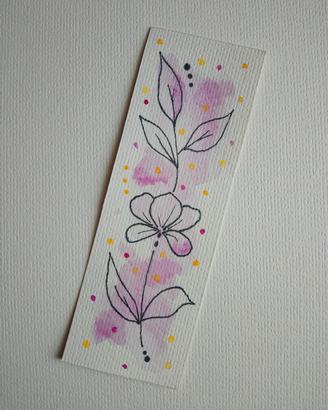 segnalibro dipinto a mano 