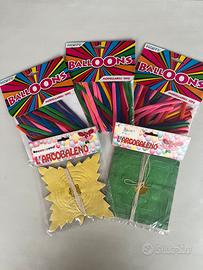 Palloncini modellabili e festoni