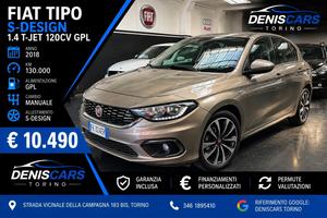 Fiat Tipo 1.4 T-Jet 120CV GPL 5 porte S-Design