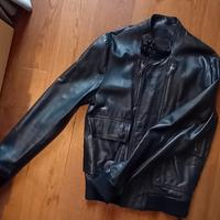 giacca pelle uomo David Mayer