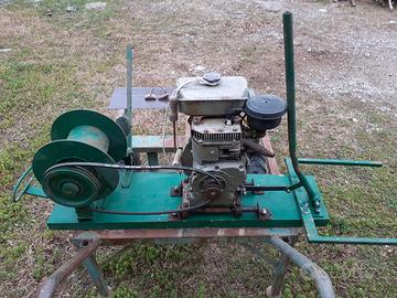 Verricellino con motore a benzina