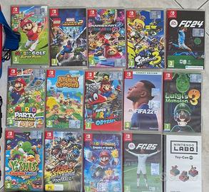 15 Giochi Switch Oled Mario Luigi Yoshi Splatoon